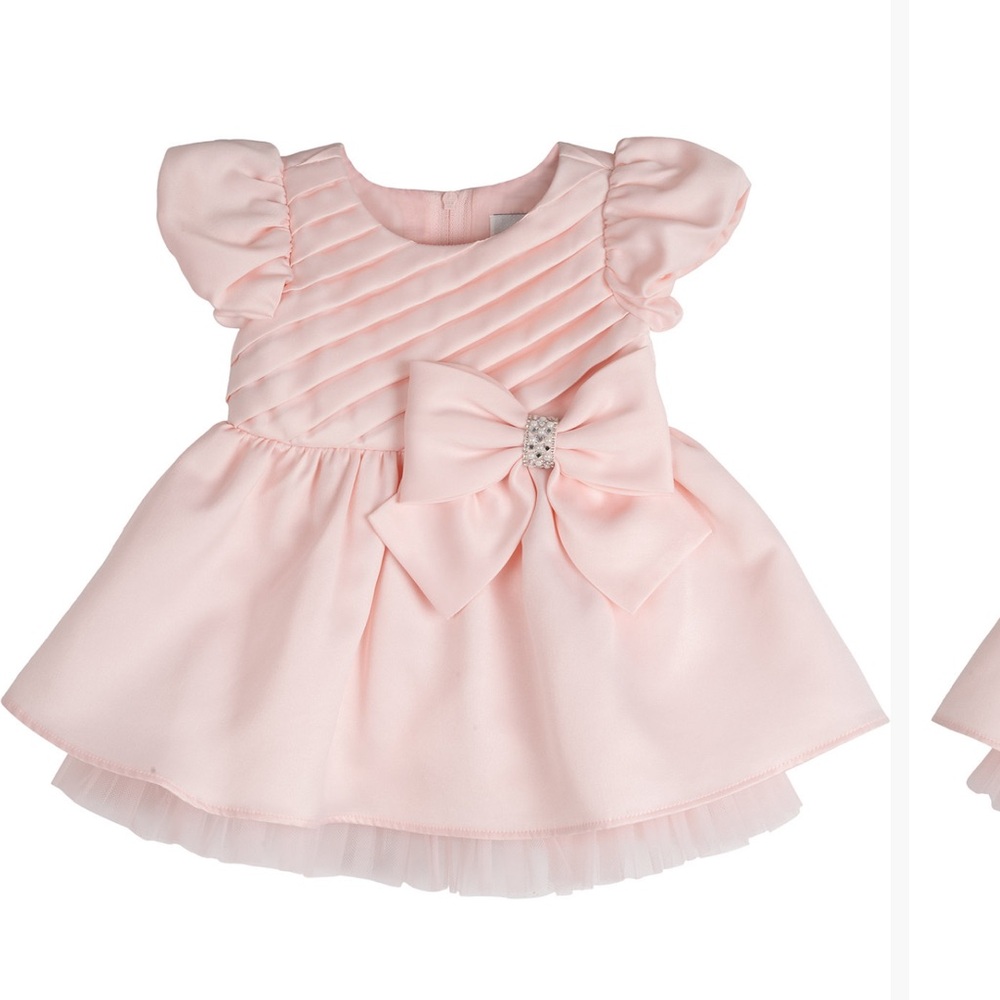 Pink Baby Dress with Bow